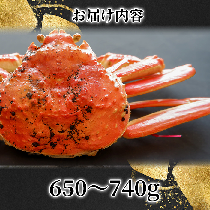 ＜平日着※指定日不可＞＜期間限定＞＜11月中旬～3月中旬発送予定＞松葉ガニ(650～740g・1枚)【sm-DD053-A】【Workplays】
