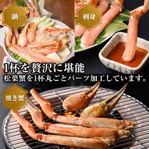 ＜期間限定！12月以降発送予定＞＜マルツPREMIUM・数量限定＞松葉蟹フルコースセット【sm-AL024-Z】【マルツ】