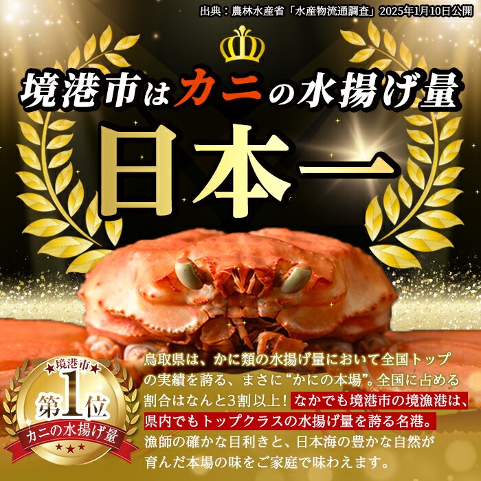 ＜期間限定・数量限定＞＜訳あり＞＜活冷＞境港産 松葉ガニ(350g)【sm-EF001-B】【やまのおかげ屋】