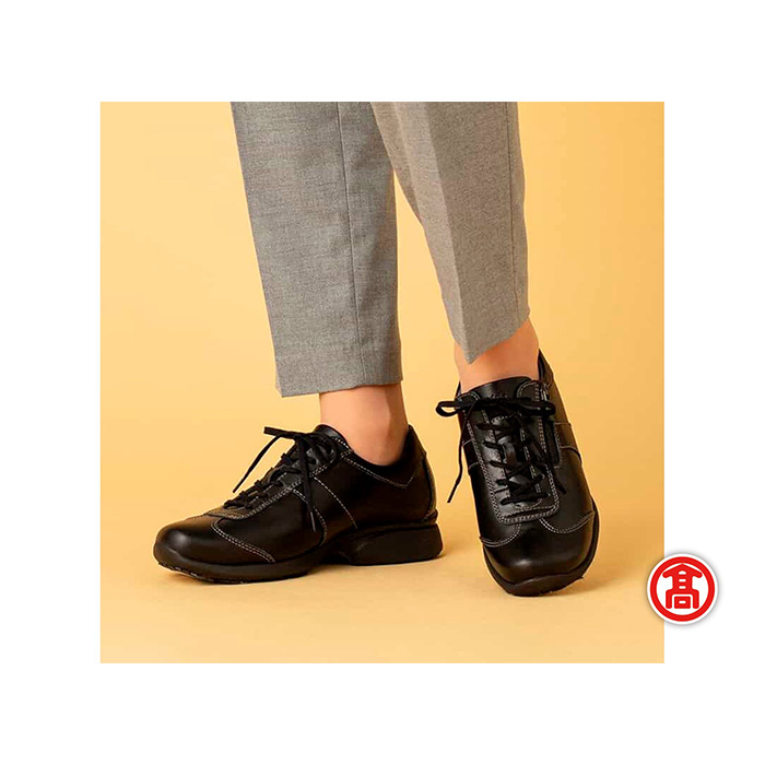 ＜ペダラ＞レディースカジュアルシューズ WP254S(カラー：ブラック・サイズ：24.0cm) 【T-SAK-AA13-E】【米子高島屋選定品】