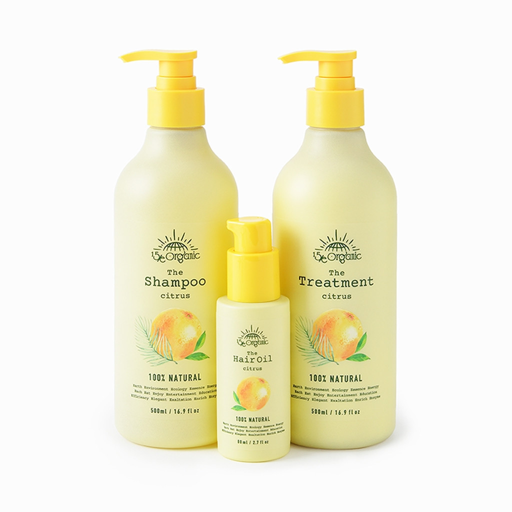 ＜15/e organic＞ヘアケアセット(シトラス) 【鳥取県 境港市】