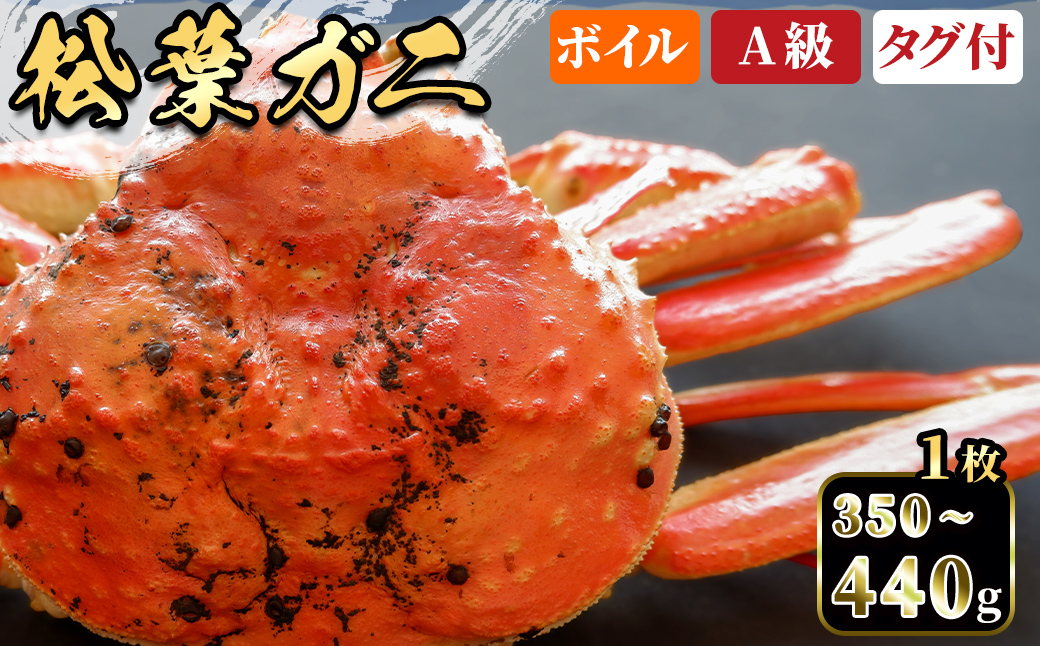 ＜土日祝着※指定日不可＞＜期間限定＞＜11月中旬～3月中旬発送予定＞松葉ガニ(350～440g・1枚)【sm-DD050-B】【Workplays】