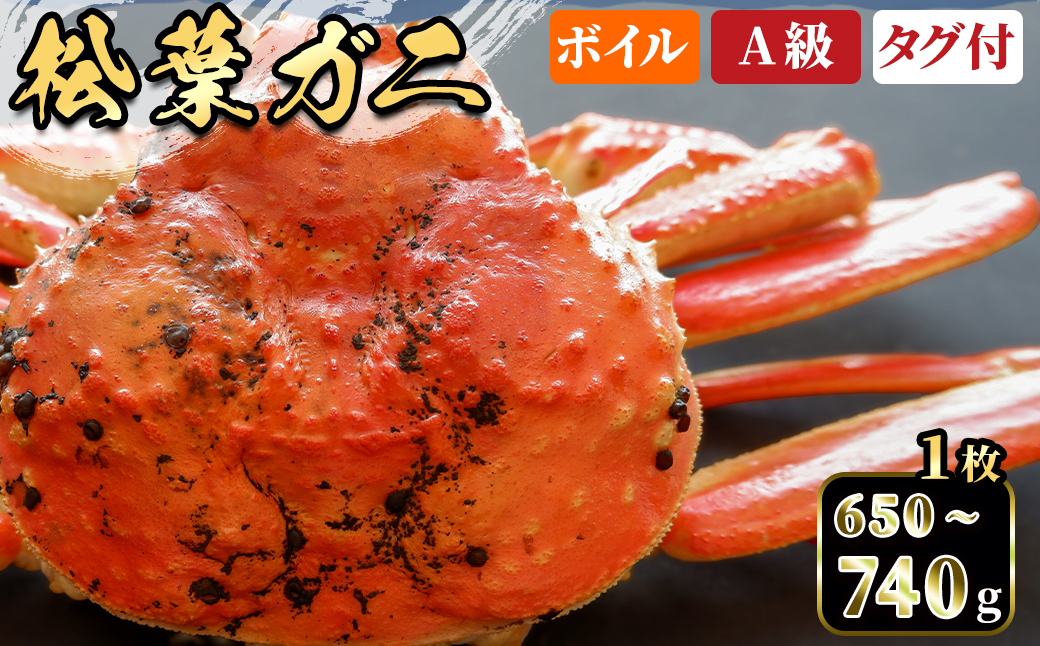 ＜土日祝着※指定日不可＞＜期間限定＞＜11月中旬～3月中旬発送予定＞松葉ガニ(650～740g・1枚)【sm-DD053-B】【Workplays】