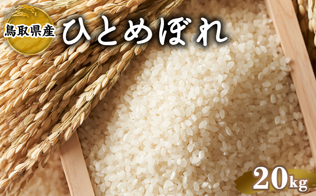 ＜2025年9月中旬～2026年8月下旬発送予定＞＜数量限定＞令和7年産米鳥取県産ひとめぼれ(20kg)【sm-DD062】【Workplays】