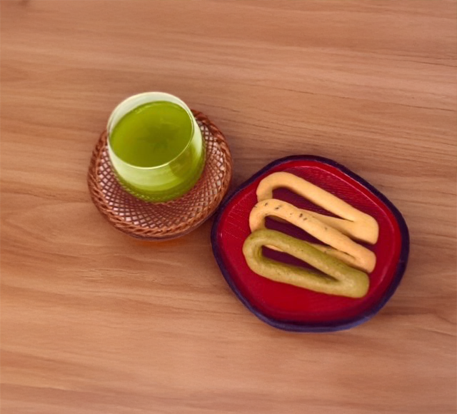 松葉ぼうろ バラエティセット（プレーン・緑茶・ゴマ・チョコレート）８個セット｜鳥取 岩美 銘菓 菓子 お菓子 焼き菓子【52006】