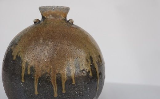 【71002】眞名焼　一輪差し