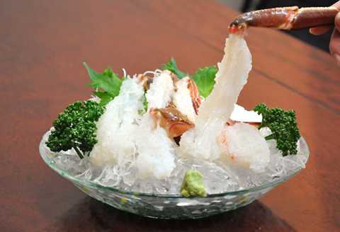 【22036】鳥取網代港　地元で大人気　活！若松葉ガニ（中5枚）【さかなや新鮮組】