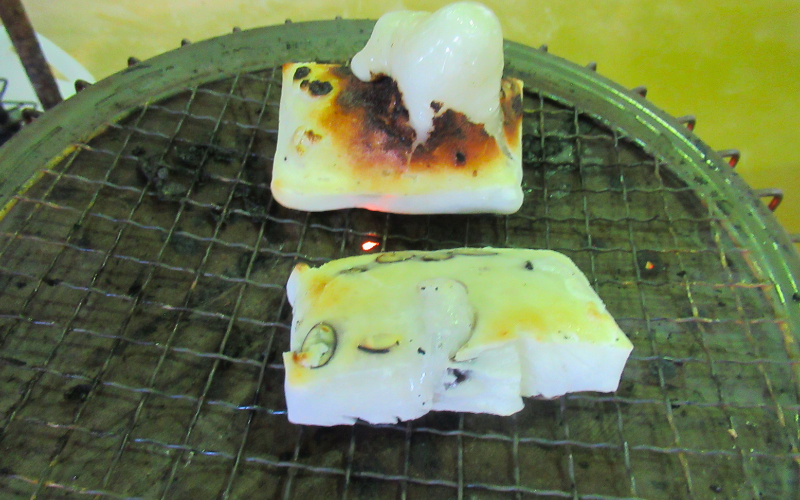 和楽の切り餅 黒豆味 5袋｜鳥取 もち モチ お餅【52014】