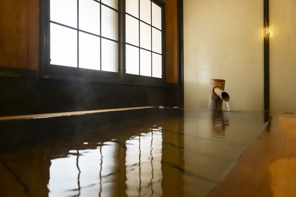 山陰最古の湯 岩井屋 貸し切り風呂 日帰り入湯券（2回分）｜鳥取 岩美 温泉【61006】