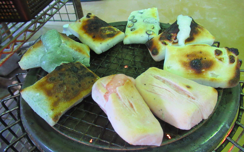 和楽の切り餅 黒豆味 5袋｜鳥取 もち モチ お餅【52014】