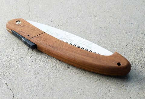 151．カスタムハンドル 　ノコギリ　（ウォールナット材）