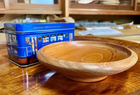 249．菓子器１８ｃｍ（若桜鉄道　列車缶セット）