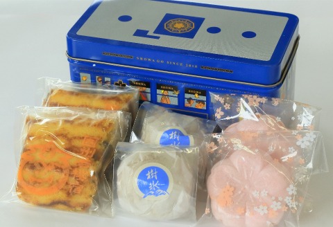260．和菓子詰め合わせ（若桜鉄道　列車缶セット）