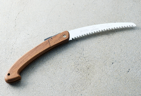 151．カスタムハンドル 　ノコギリ　（ウォールナット材）