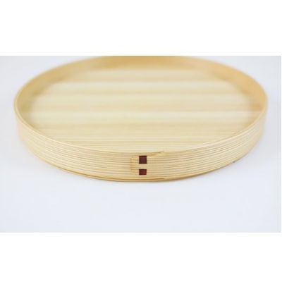 智頭杉　曲げわっぱ丸盆