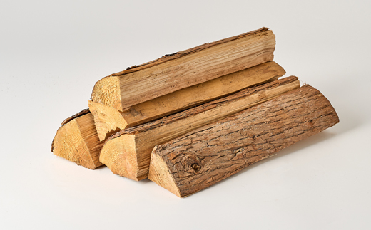智頭の薪　スギ乾燥薪36cm大中割　約15kg　【箱入り】
