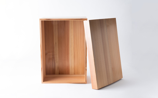 智頭杉の棺(ペット用)