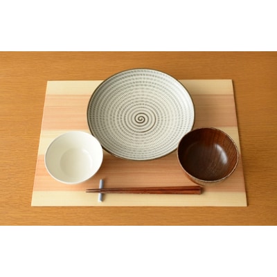 智頭杉　ランチョンマット(オイスター)2枚セット