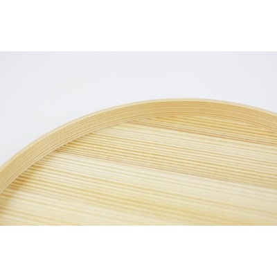 智頭杉　曲げわっぱ丸盆