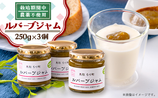 手作りルバーブジャムセット(3個入り)