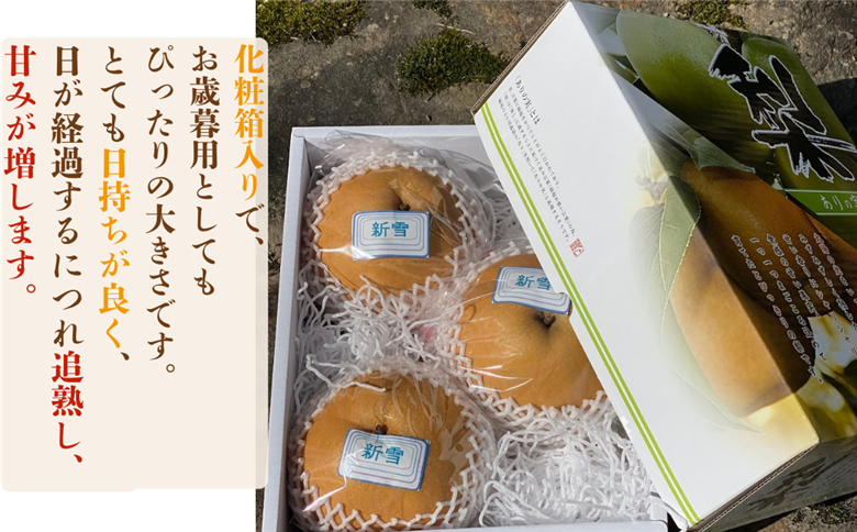 新雪梨(特秀) 3kg