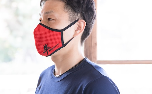 隼ロゴ入り特製マスク各種
