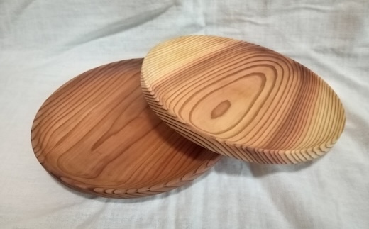 [きらめ樹 間伐材] 丸皿