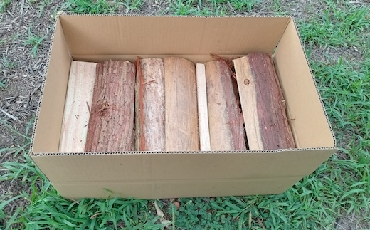 [きらめ樹 間伐材] 薪・針葉樹(30cm)