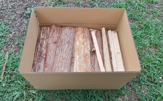 [きらめ樹 間伐材] 薪・針葉樹(40cm)