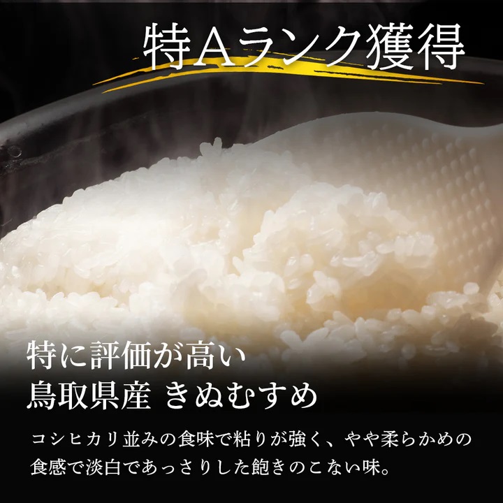 因幡の白兎米 きぬむすめ 令和7年産 精米済 20kg（5kg×4袋）