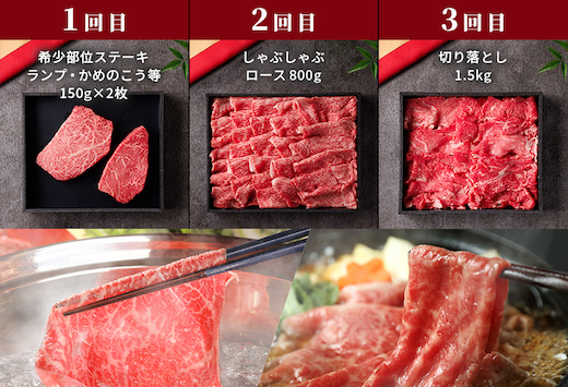 【和牛セレブ】鳥取和牛 定期便 シルバークラス