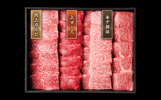 【和牛セレブ】鳥取和牛 焼肉用特選ロースカルビ&希少部位 600g