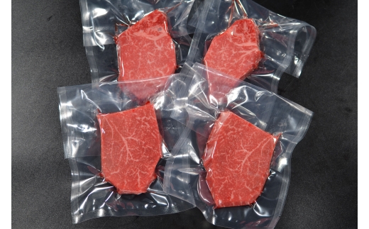 【4か月定期便】鳥取和牛ヒレステーキ4枚（400g）