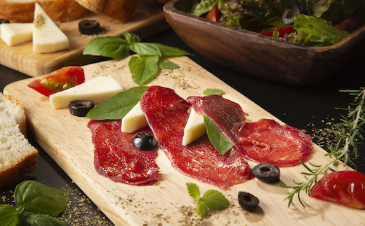 絶品！鹿肉生ハムセット