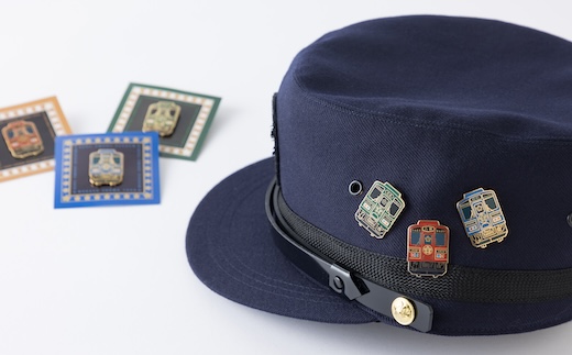 観光車両ピンバッジ