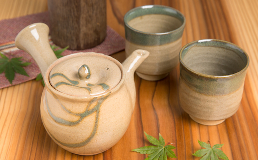 因久山焼 急須セット