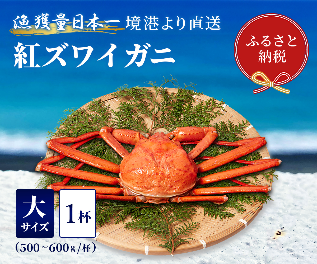 【蟹セレブ】紅ズワイガニ　大1杯（500～600g×1）