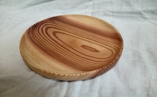 [きらめ樹 間伐材] 丸皿