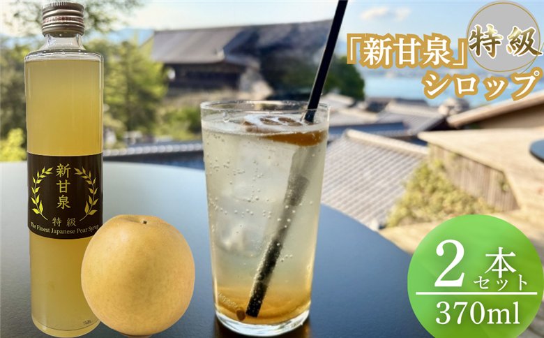 『特級 新甘泉』　梨シロップ　370m 2本セット