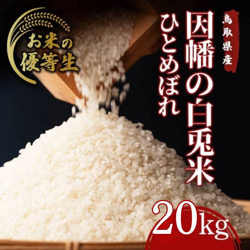 因幡の白兎米 ひとめぼれ 令和7年産 精米済 20kg（5kg×4袋）