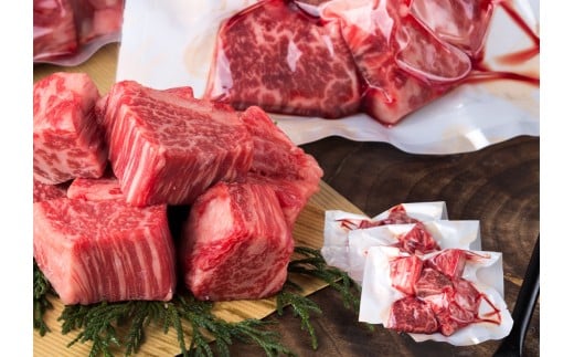 鳥取和牛 ヒレサイコロステーキ切り落とし　1.5kg