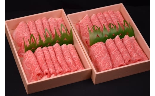 【4か月定期便】鳥取和牛赤身すき焼きしゃぶしゃぶ用1kg（500g×2）