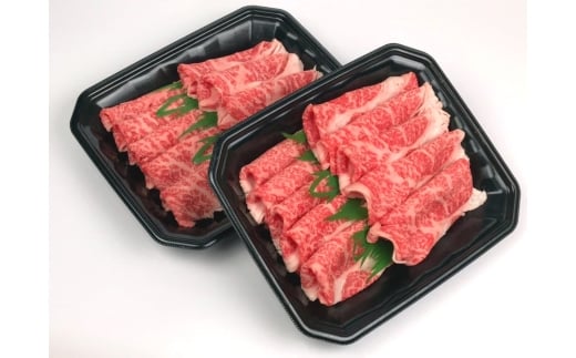 【4か月定期便】鳥取和牛肩ロースすき焼きしゃぶしゃぶ用1kg（500g×2）