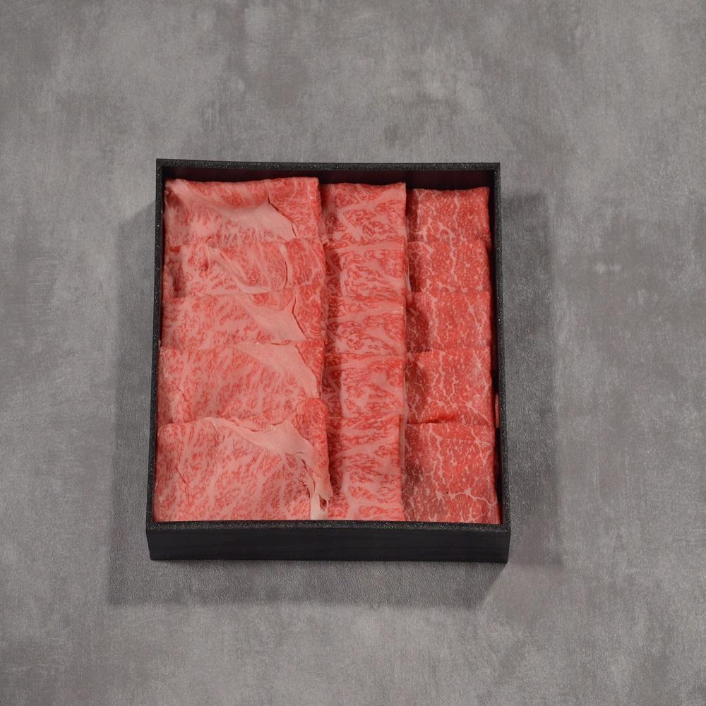 鳥取和牛3つの部位のしゃぶしゃぶすき焼き300g  1228