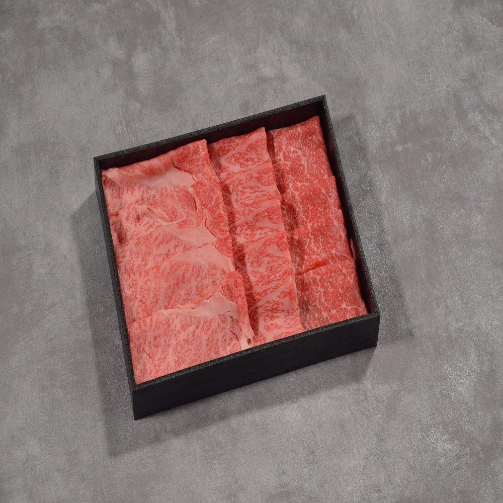 鳥取和牛3つの部位のしゃぶしゃぶすき焼き300g  1228