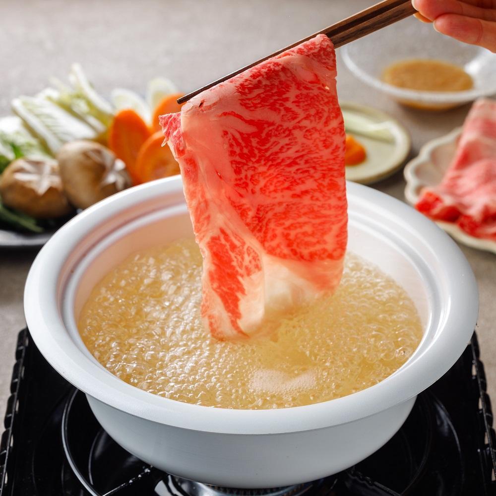 鳥取和牛4つの部位のしゃぶしゃぶすき焼き200g  1237