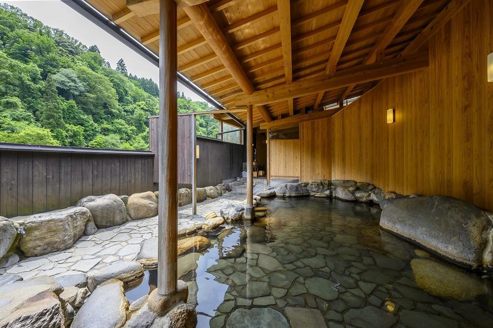 【国登録有形文化財　旅館大橋】平休日1泊2食付 ペア宿泊券《露天風呂付和室ベッド》