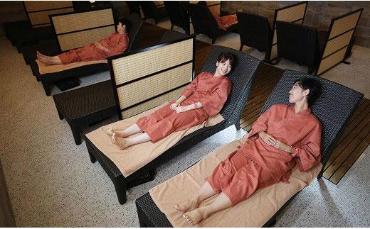 ラドンの効果を吸って取り込む新たな温泉療法『ラドン熱気浴』ペア利用券