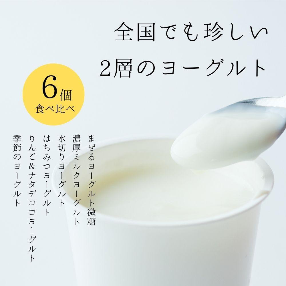 ヨーグルト 食べ比べ ヨーグルト専門店 「 三朝ヨーグルト 」 6個 ( 6種 × 各1個 )