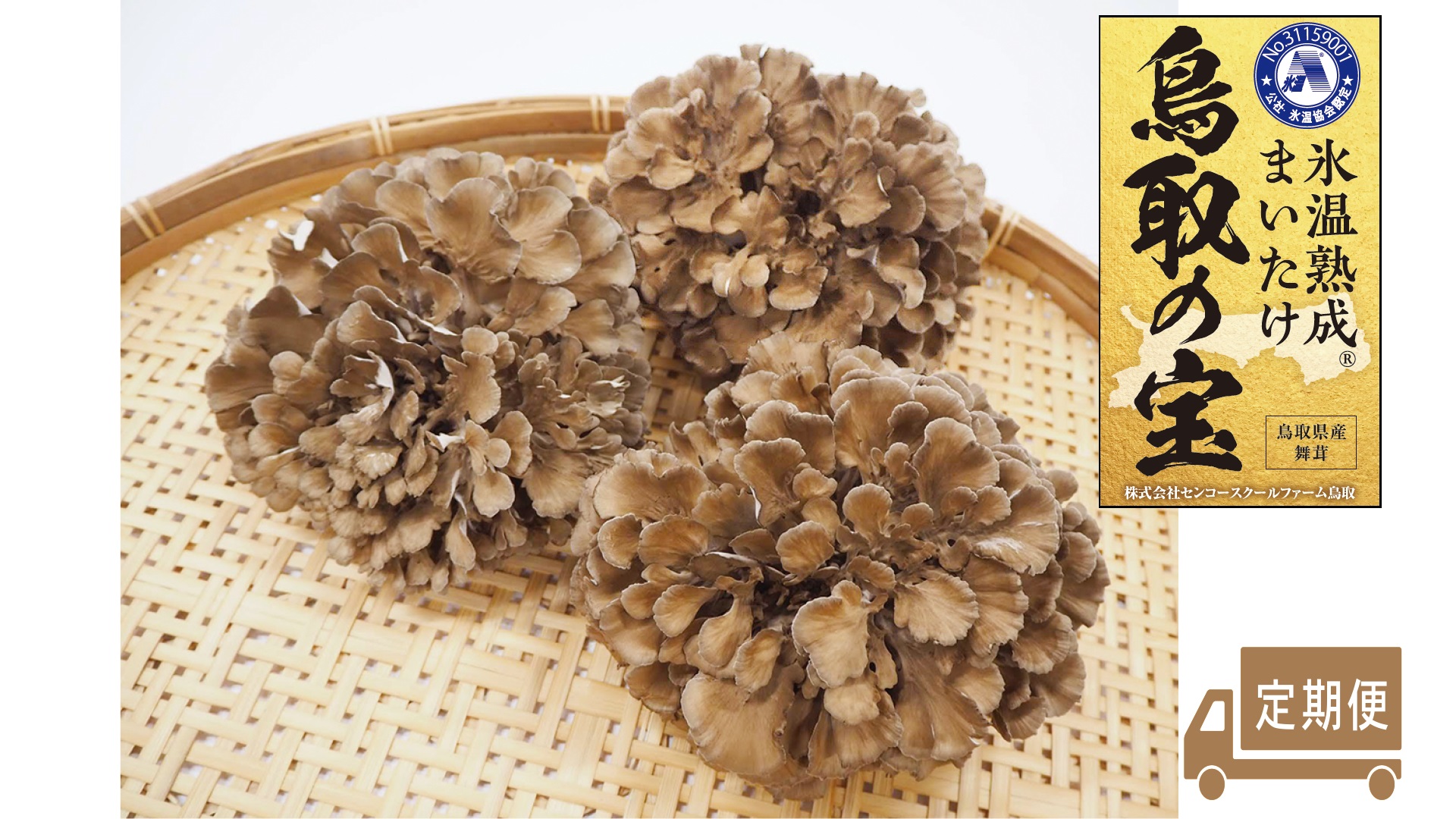 121K.氷温熟成舞茸『鳥取の宝』大満足セット〔定期便〕